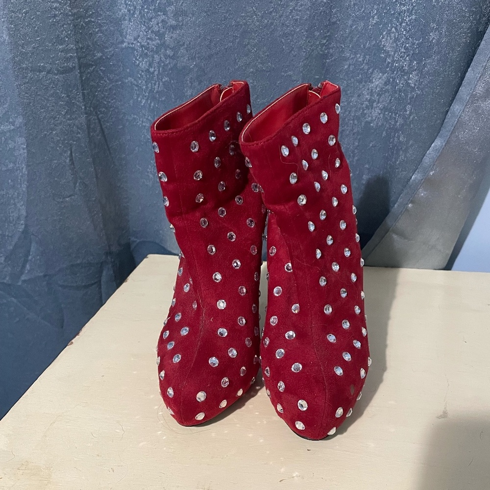 Red Bling Heels